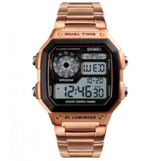 Мужские часы Skmei 1335 Ripple RoseGold Винница