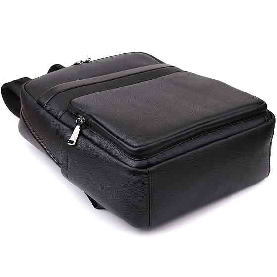 Мужской рюкзак из натуральной кожи Vintage 23052 Черный Киев