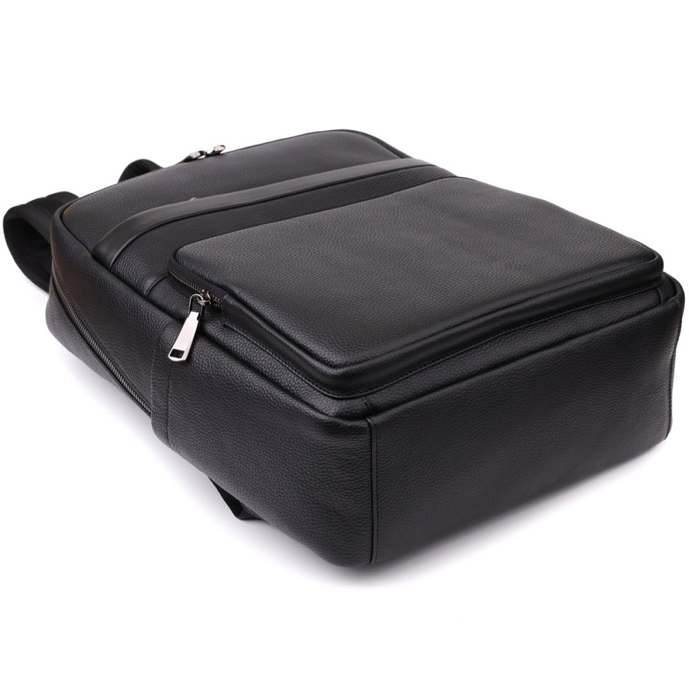 Чоловічий рюкзак з натуральної шкіри Vintage 23052 Чорний Київ - фото 6