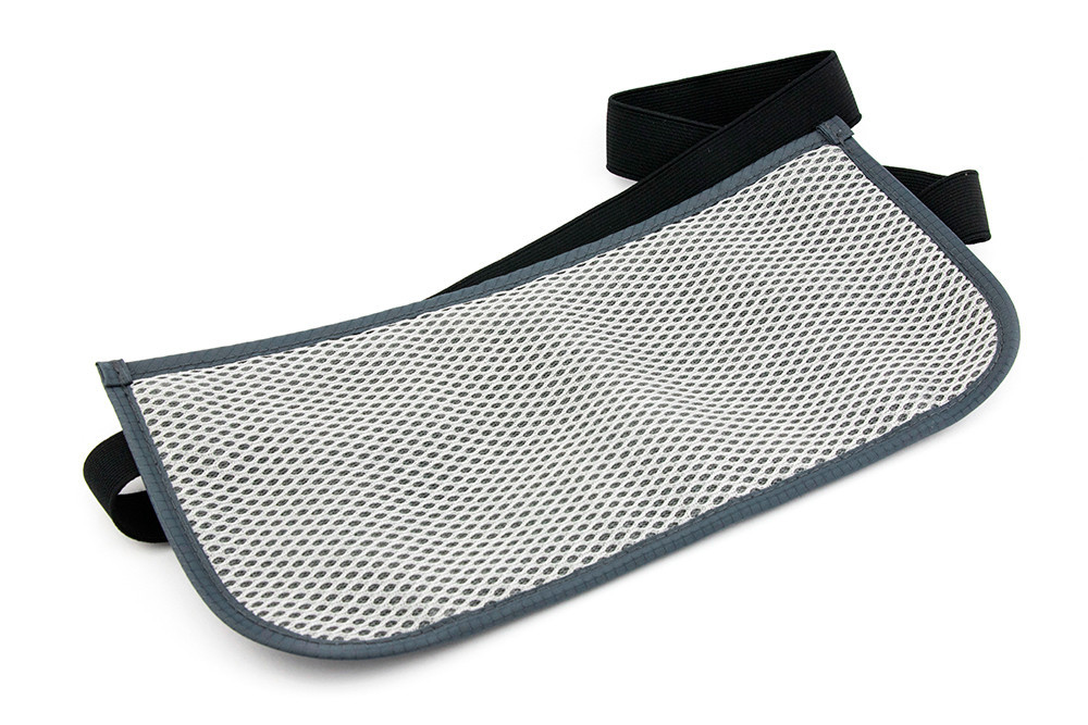 Сумка поясна Troika Sicherheitsgurt на блискавці Сірий Вінниця - фото 5