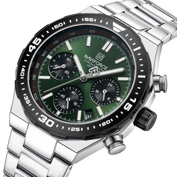 Часы мужские наручные Naviforce Ocean (Серебристый) Винница - изображение 3