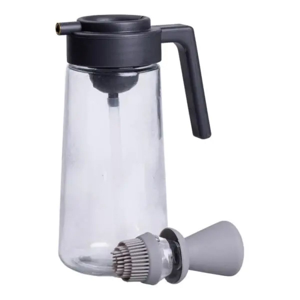 Пляшка для олії з дозатором 550 мл скляна пляшка для оливкової та соняшникової олії HP-1350 Коломия - фото 4