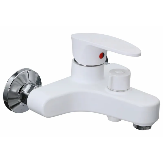 Смеситель для ванны Plamix Cezar-009 EURO White без шланга, лейки и кронштейна (PM0736) Харьков