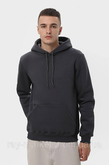 Набор мужское худи утепленное 2шт RAY BASIC Бежевый/Темно-серый (U0401M-Cream-Dark Grey) XL Киев - изображение 6