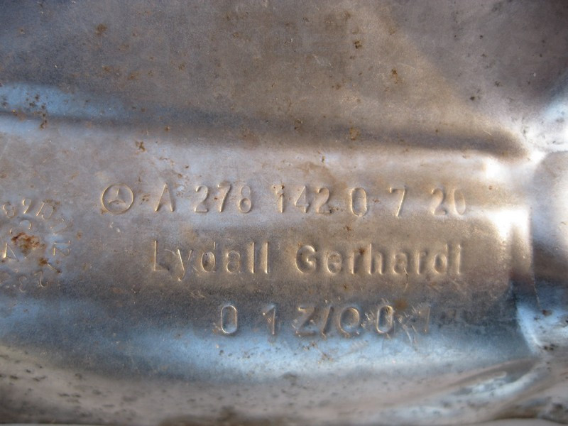 Mercedes-Benz  A2781420720 Захисний екран лівий до кронштейна опори двигуна M278 V8 4.0 4.6л M157 5.5 6.0л ML W166 GL X166 Одеса - фото 3