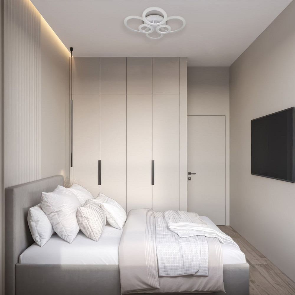 Світлодіодна накладна люстра Ardero AL6460ARD SOFT R 120Вт білий Харків - фото 3