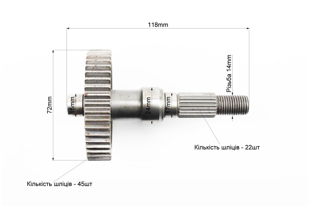 РЕДУКТОР Honda DIO 50 (3 вали в комплекті) Киев - изображение 2
