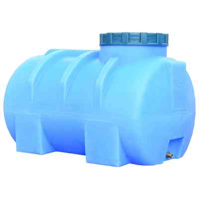 Ємність для води Пласт Бак горизонтальна харчова 250 л синя (12463) Вінниця