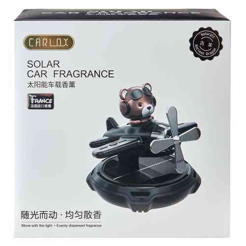 Автомобильный ароматизатор Pilot Bear с солнечной батареей, черный Харьков