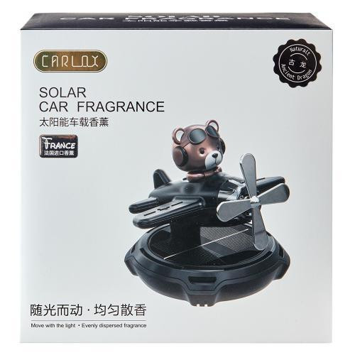 Автомобильный ароматизатор Pilot Bear с солнечной батареей, черный Харьков - изображение 4