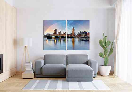 Модульна картина у вітальню/ спальню    Лондон      TLV-2_123 Київ