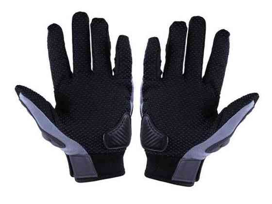 Мотоперчатки MS07 (черный с серым текстиль size L) Мукачево