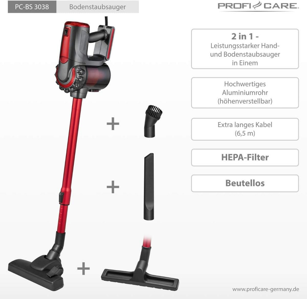 Пилосос від мережі ProfiCare PC-BS 3038 (Б клас) Луцьк - фото 5