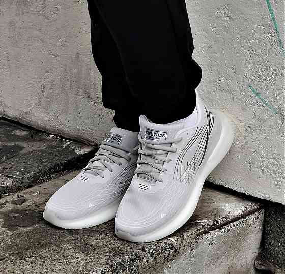 Кроссовки Adidas Серые Мужские Адидас Изи Boost (размеры: 40,41,42,43,44) Днепр