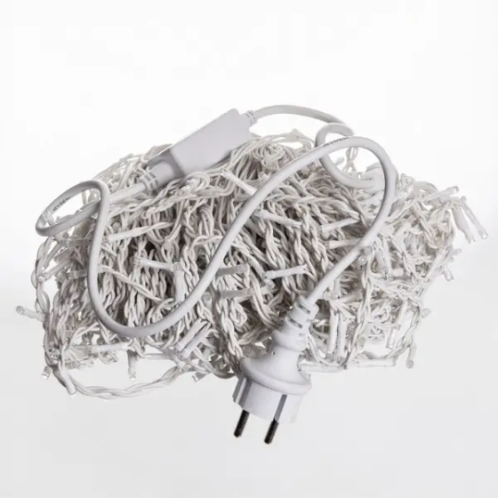 Garlando Вулична гірлянда Бахрома 25 м 405 LED гірлянда штора білий провід Синій 25MWBL Коломия