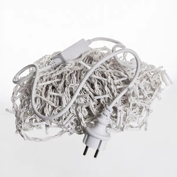 Garlando Вулична гірлянда Бахрома 25 м 405 LED гірлянда штора білий провід Синій 25MWBL Коломия - фото 3