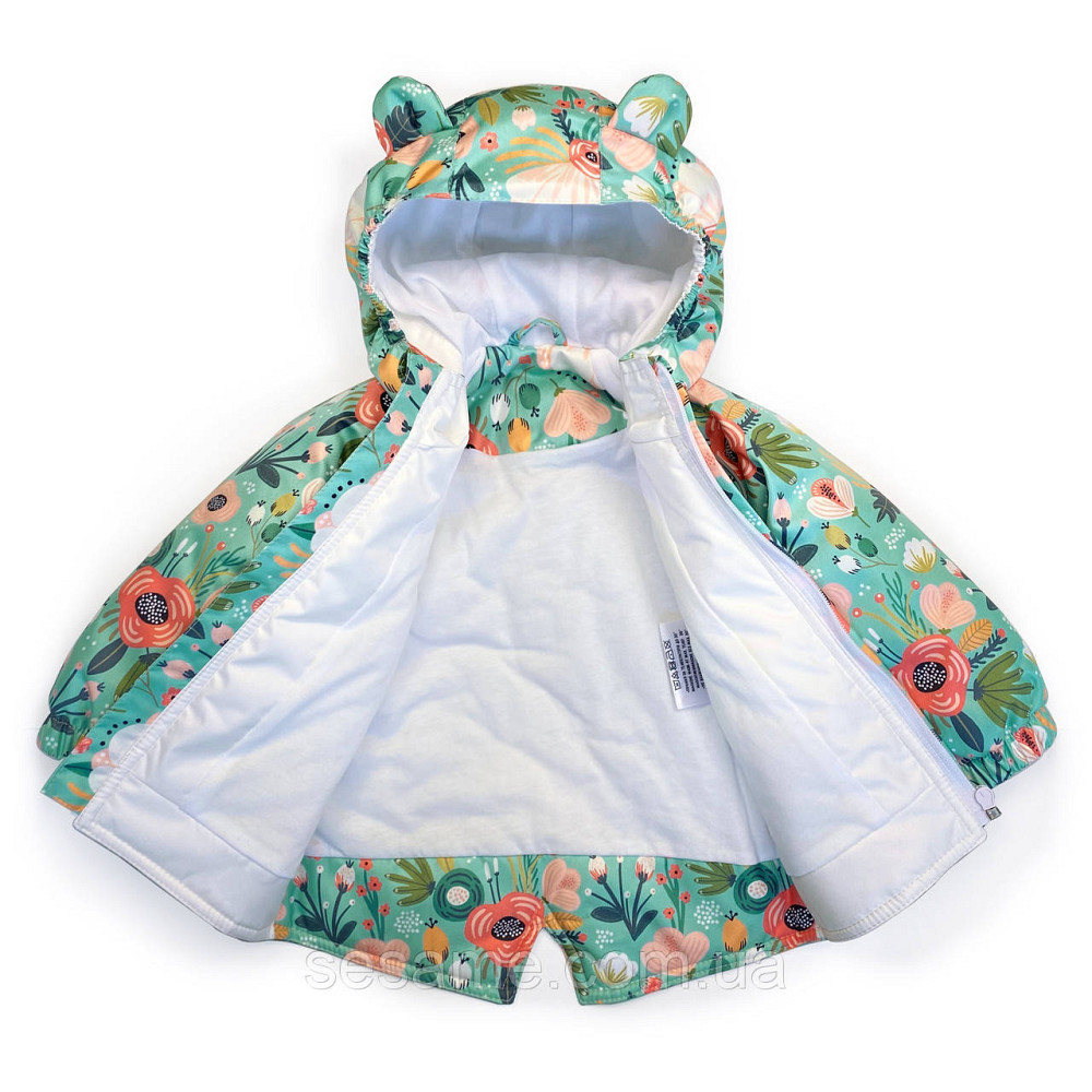 Куртка парку дитяча демісезонна Казкові квіти Харків - фото 3