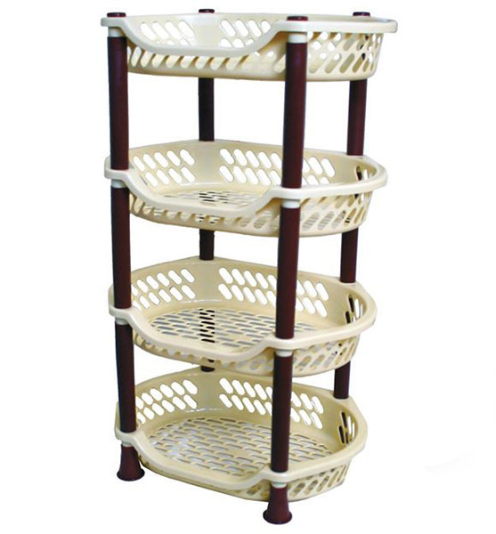 Полиця етажерка пластмасова 4 яруси Efe Plastics "Люкс" Одеса - фото 2