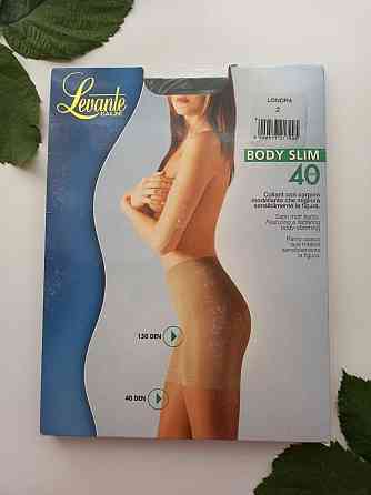 Коригуючі колготи з шортами levante body slim 40 колір лондра-т.сірий Славута