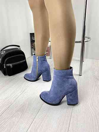 SANTINI Жіночі черевики SANTINI джинсові замша натуральна висота 10см каблук 9.5см 37р. (953652 Коломия