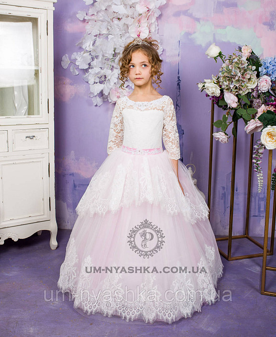 Длинное нарядное платье Ева на 4-6, 6-7, 8-10 лет Кривой Рог - изображение 4