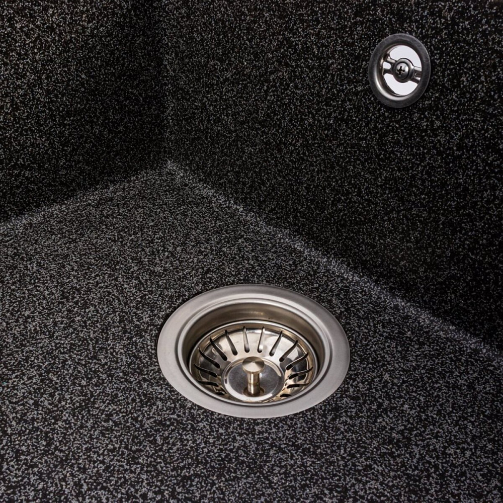 VALESO Гранітна мийка VALESO CRIPTA 6550 матова Графіт Коломия - фото 13