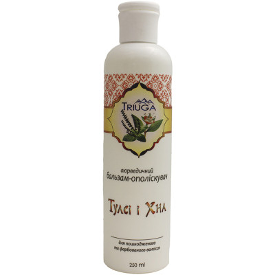 Кондиционер для волос Triuga Тулси и хна для поврежденных и окрашенных волос 250 мл (4820164640487) Винница - изображение 1