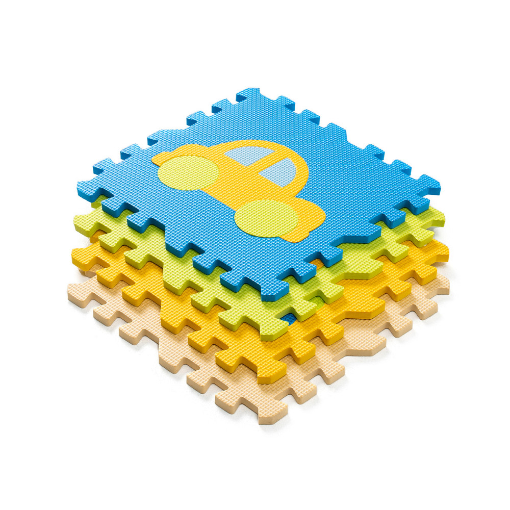 Детский коврик пазл с бортиками Transport 30x30 WCG EVA - 25 частей, для детей Киев - изображение 3