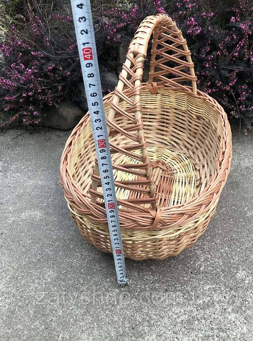 Кошик на паску плетений з лози Київ - фото 2