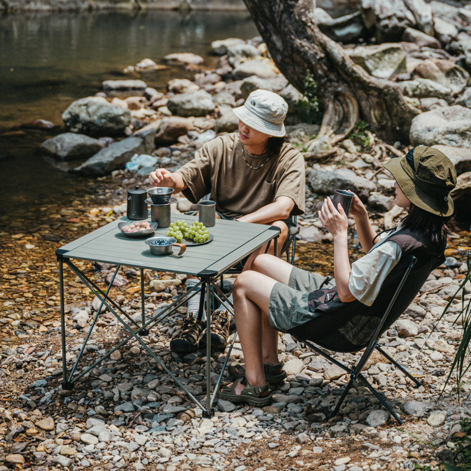 Стіл складаний Naturehike CNK2450JJ013 алюміній M (Сірий) Вінниця - фото 8