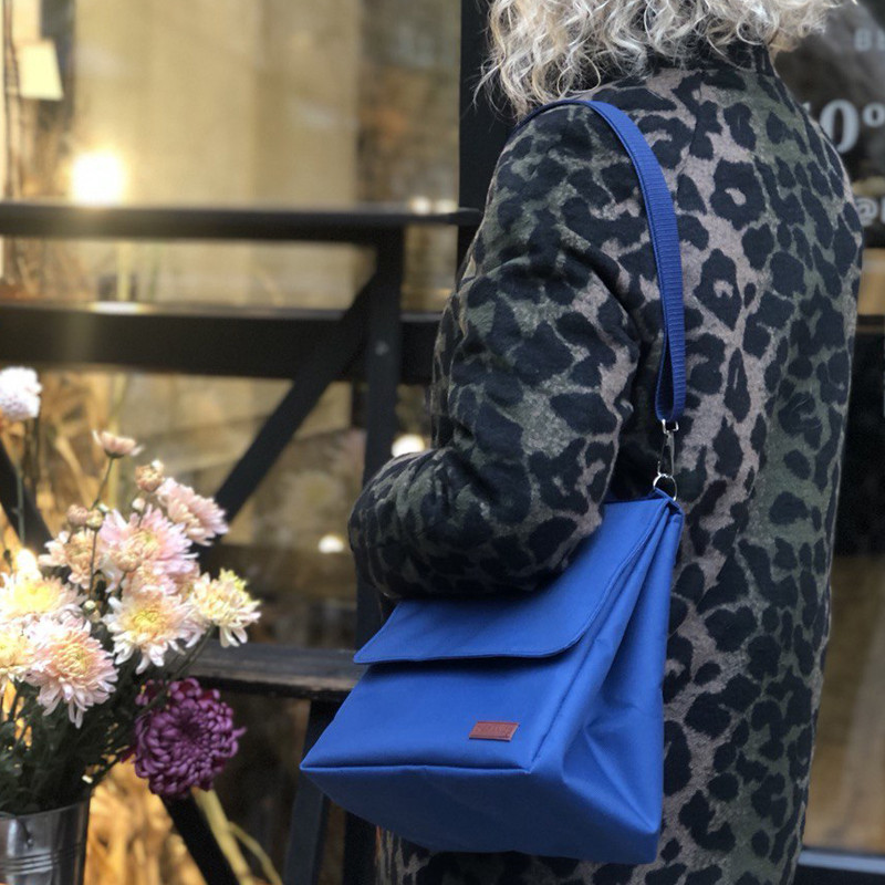 Термосумка Ланч Бэг с длинной ручкой (Синий) Сумы - изображение 2