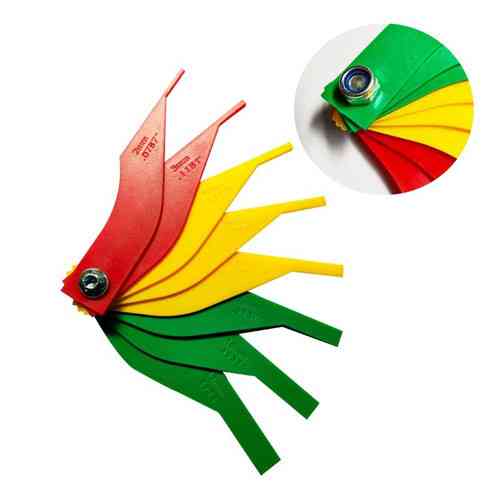 Набір щупів для вимірювання товщини гальмівних колодок 2-12мм пластикові індикатори авто Київ