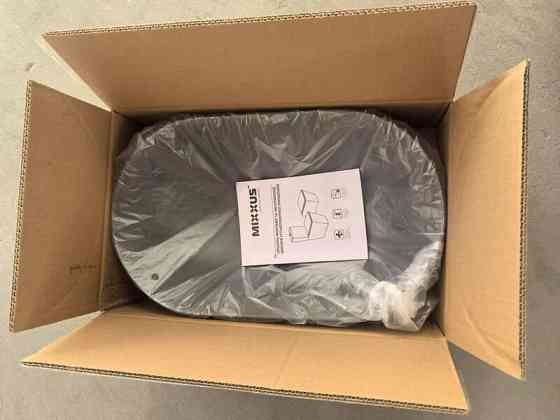 Раковина накладна Mixxus Premium ELLIPSE-0109 GRAY 500x300x140mm   ( MP6653 ) 32826 Харьков
