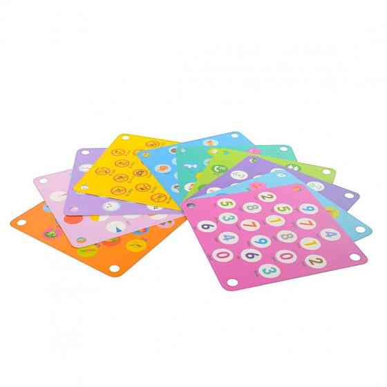 Детская развивающая деревянная игрушка MD 2785 карточки 10 шт Винница