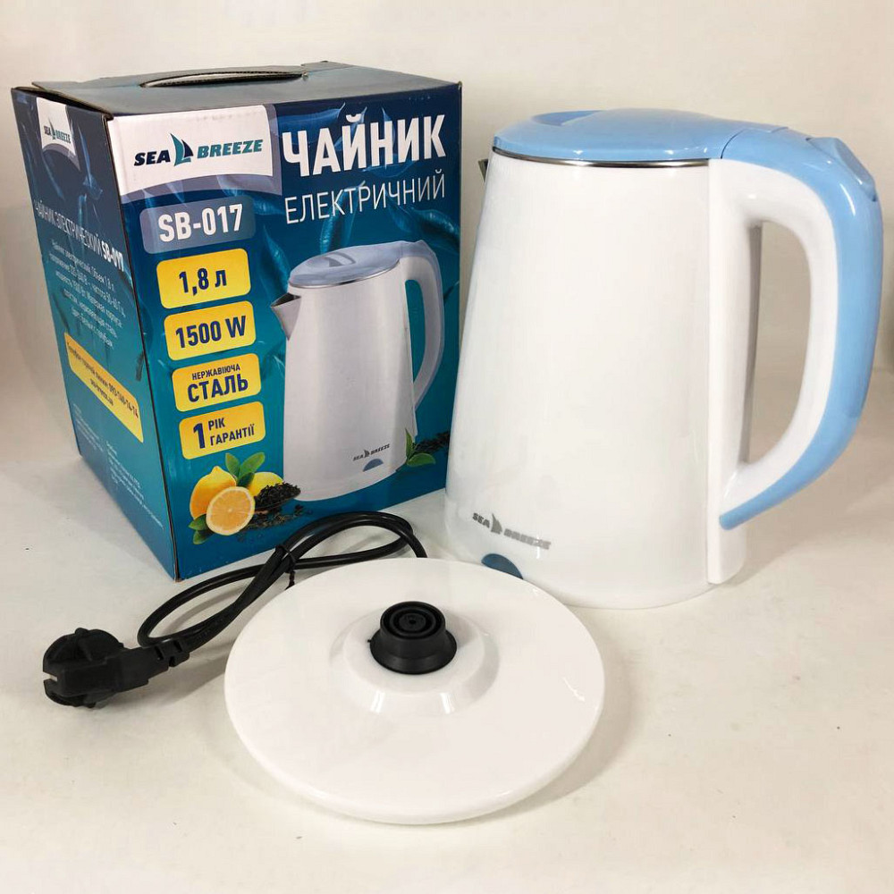 Надежный электрический чайник SeaBreeze, Электрочайник сталь, Современный электрочайник для дома JK-62 Львов - изображение 4