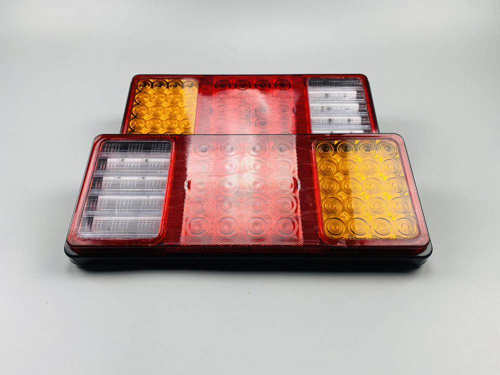 Універсальний задній ліхтар світлодіодний для вантажівки LED фара задня 55 LED chip комбінований Мукачево - фото 5