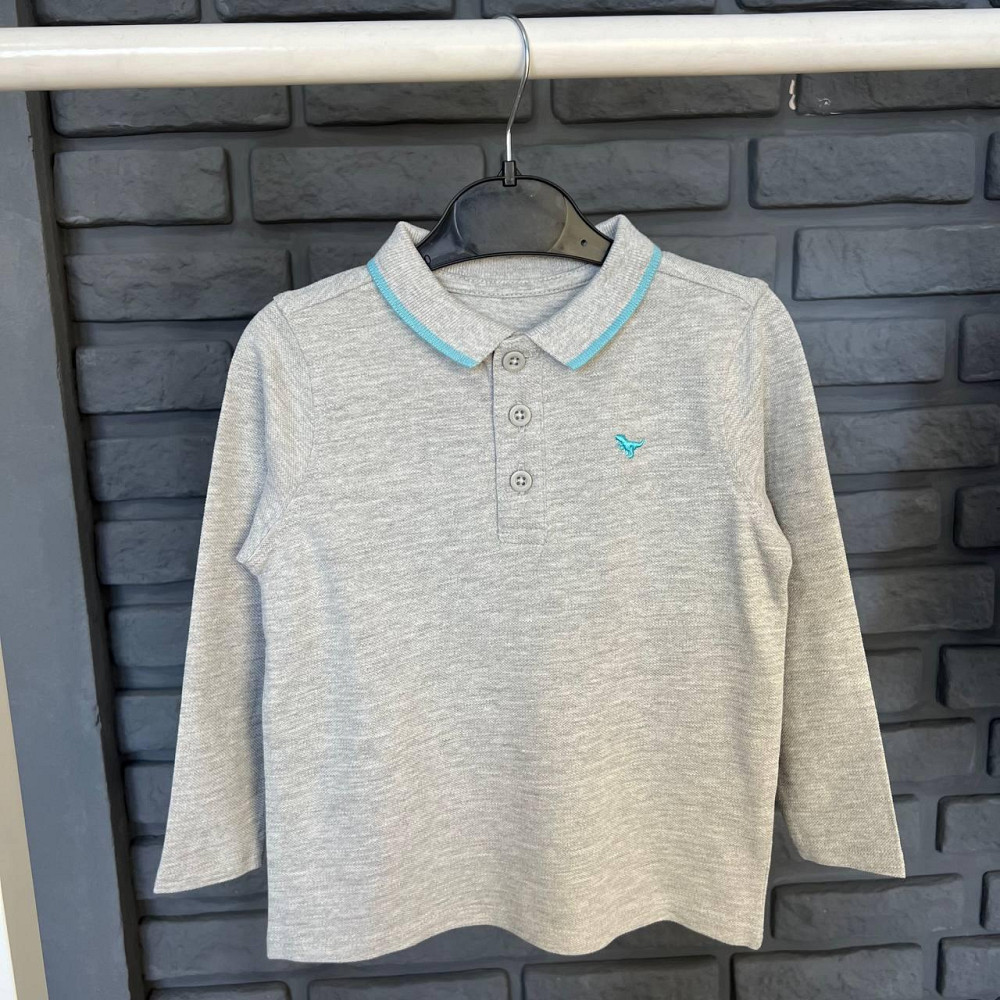 Дитяча Кофта Поло для Хлопчика George Сіра 4-5 років (104-110см) пакунок малюка Киев - изображение 1