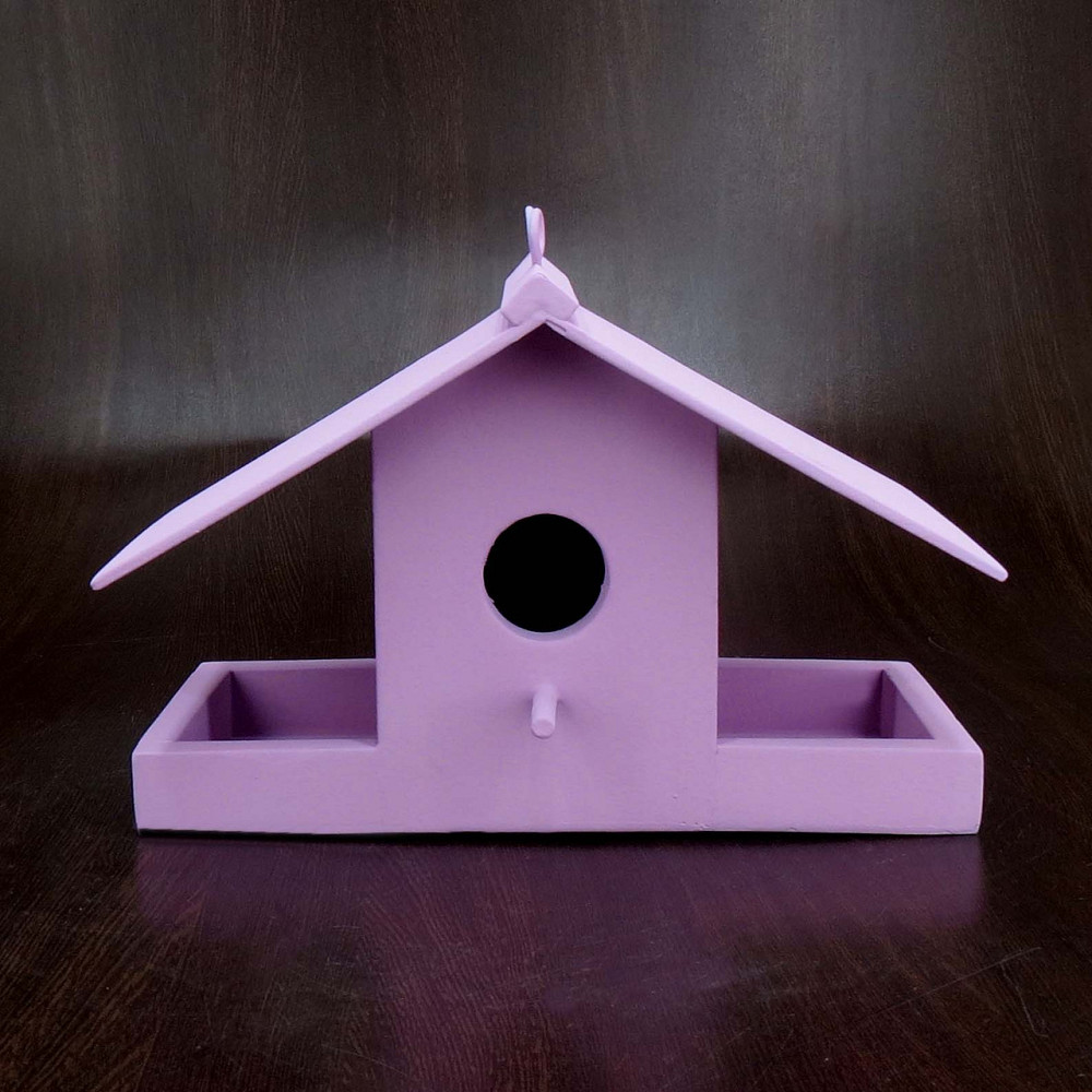 Кормушка со скворечником 