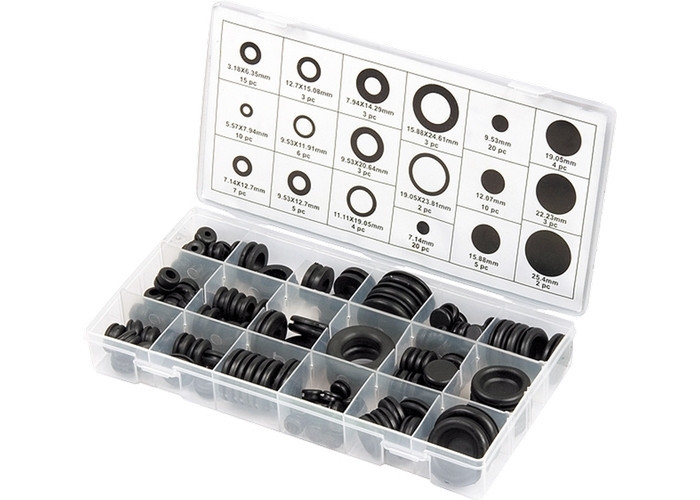 Набор сальников, D 6,35 - 25,4 мм, 125 предм.//ШУР Полтава - изображение 1