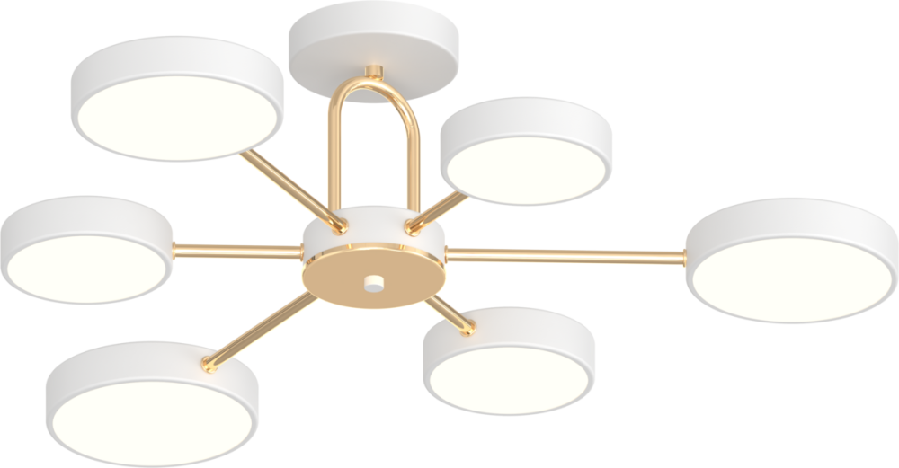 VALESO Люстра VALESO -6 білий+золото Коломия - фото 1