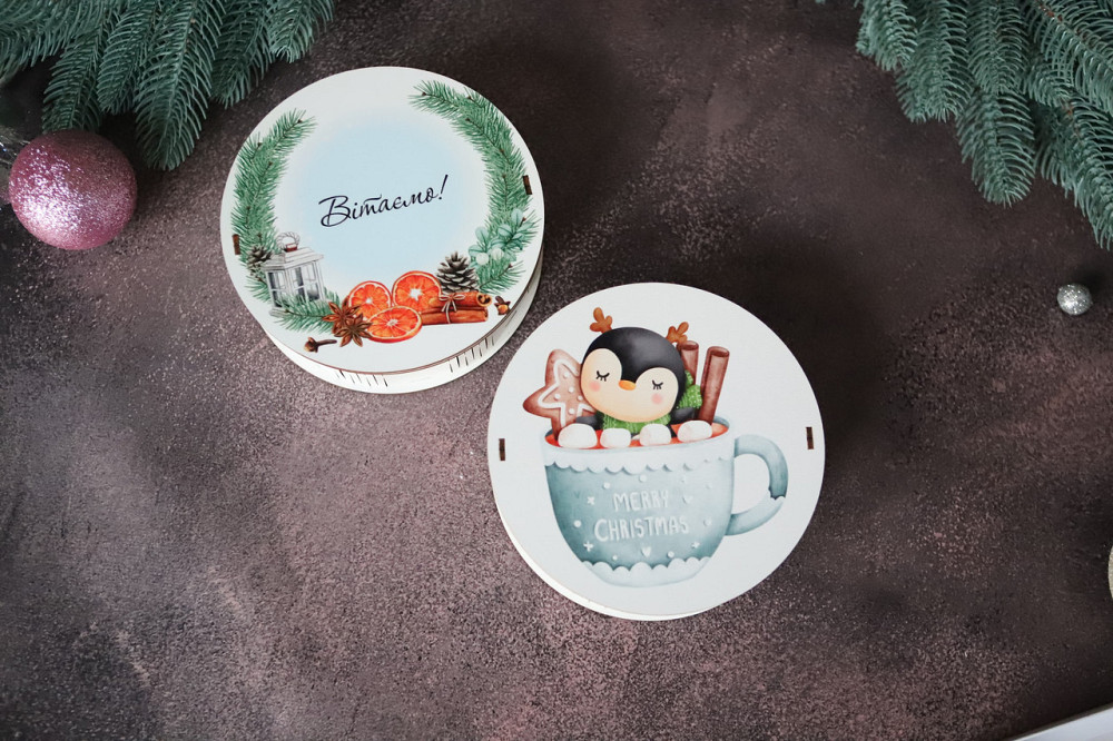 Набір горіхів в дерев'яній коробочці 300 г Одеса - фото 7