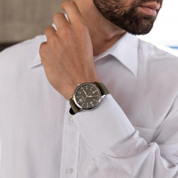 Водостойкие механические часы Ochstin Military silver Винница - изображение 5