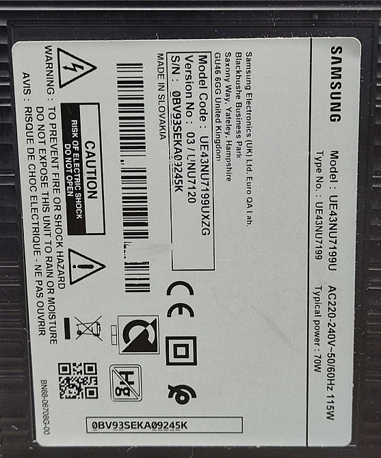 Телевизор: Samsung UE43NU7099U 4K Ultra HD Smart TV WiFi (2018) Харьков - изображение 8