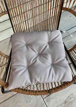 Подушка для стільців (38x38х5 см) Decorator Sawana колір світло-сірий 84-114 Київ