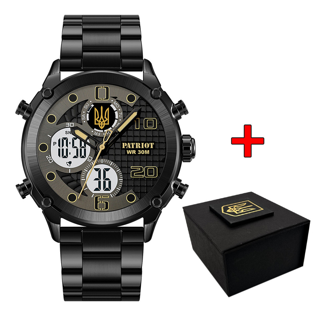 Awarder 017 Тризуб Золото Black-Black-White Steel Київ - фото 1