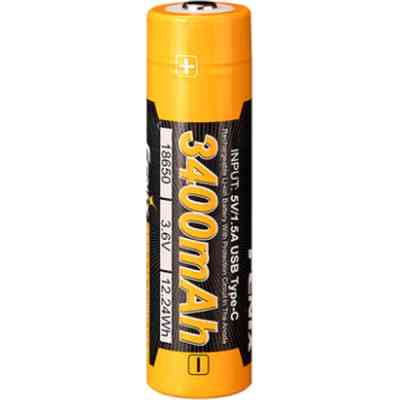 Акумулятор Fenix 18650 (3400 mAh) Type-C (ARB-L18-3400U-V30) Вінниця