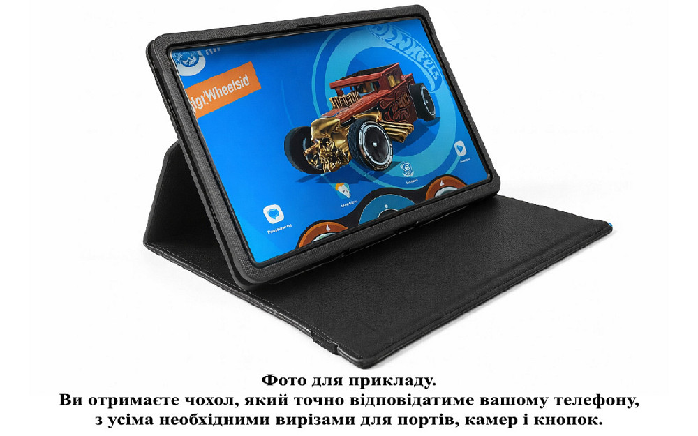 Чохол-книжка PlastGuard для Dell Venue 8 Pro (5855)  – еко-шкіра, рамкова фіксація планшета, колір Чорний Лав Київ - фото 5