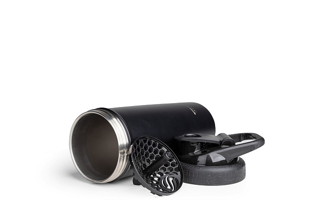 Шейкер спортивний SmartShake металевий Insulated Steel 750ml Black Каменское - изображение 6
