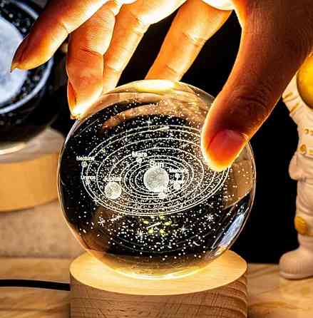 Нічник 3D Куля із сонячною системою 9321 Винница