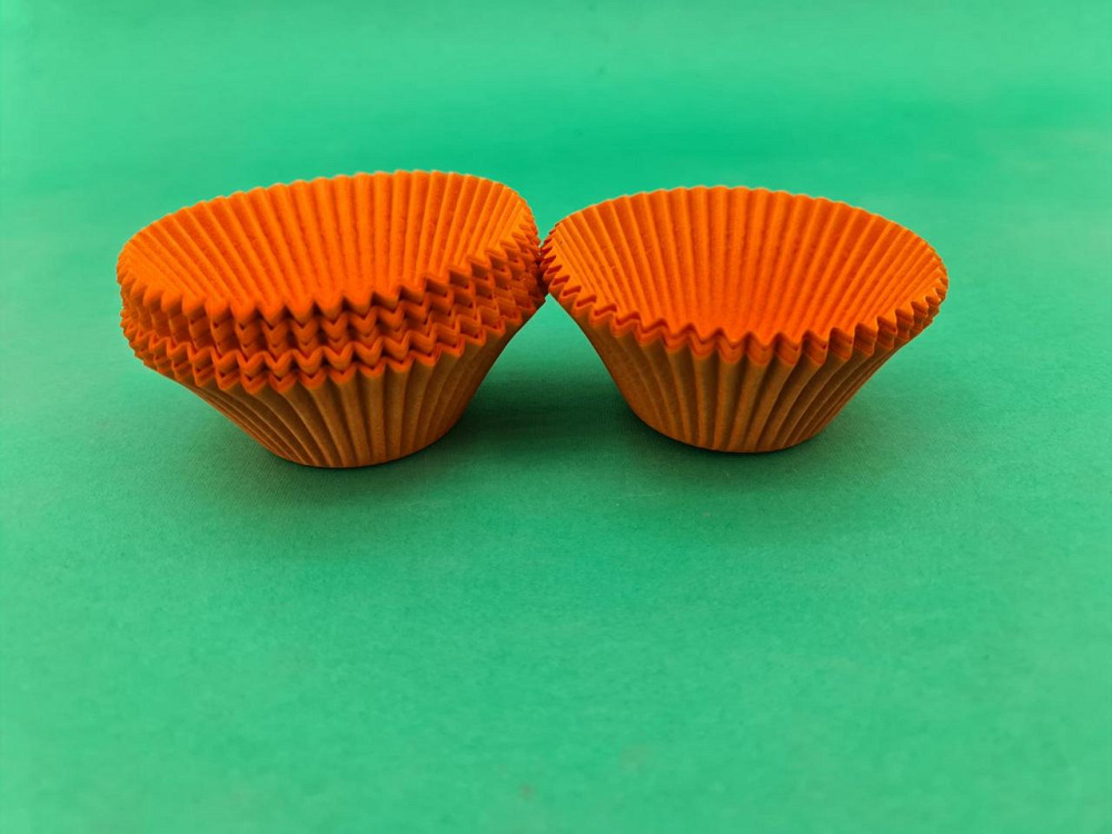 Тартолетка для чізкейк "Кругла помаранчева"D55 H42,5 (100шт)/140/ (1 уп.) Харків - фото 1